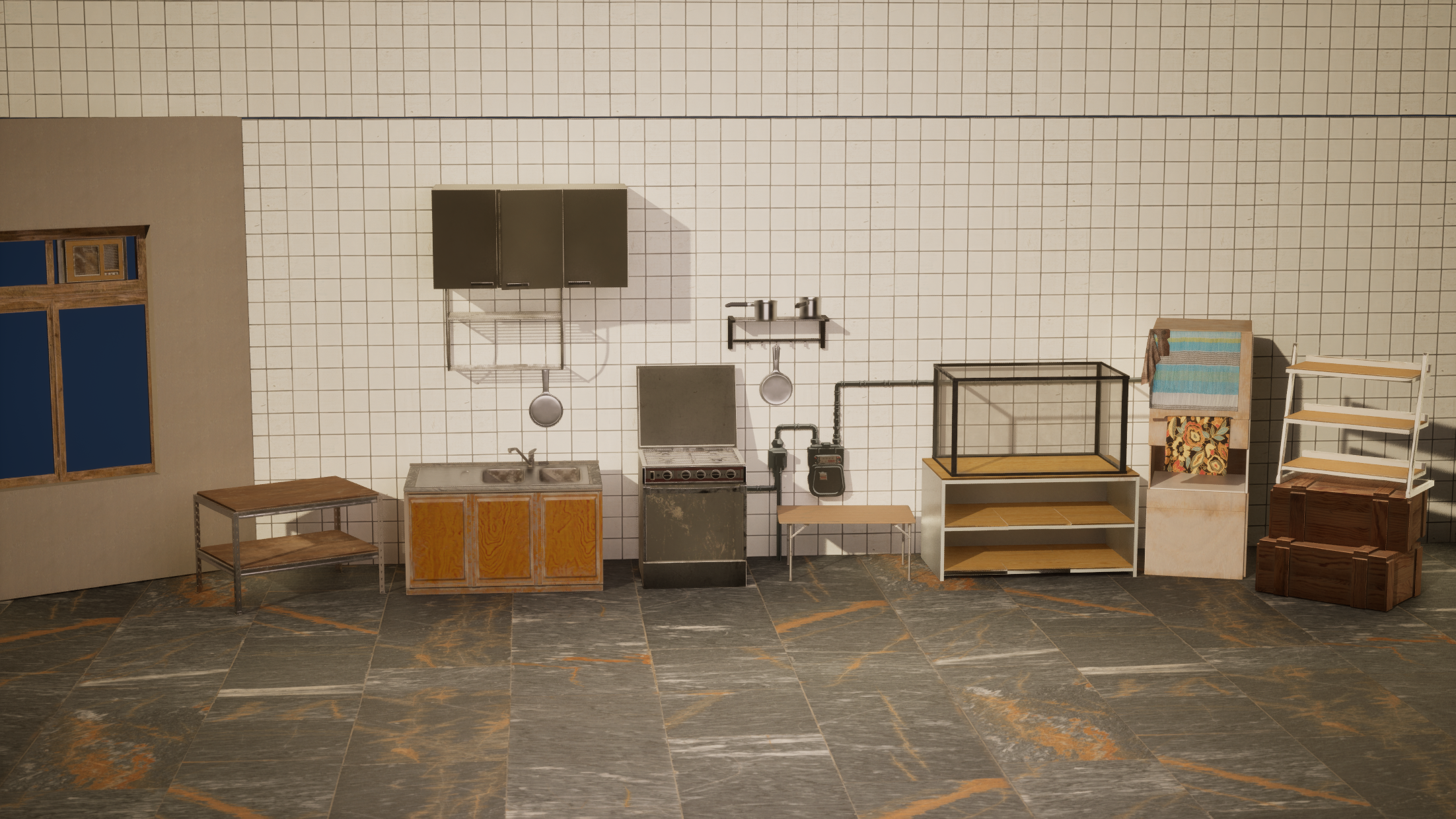 Kitchen scene asset study