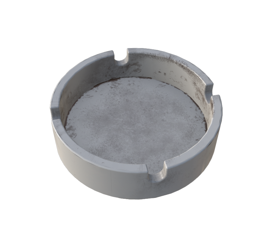Ashtray prop model