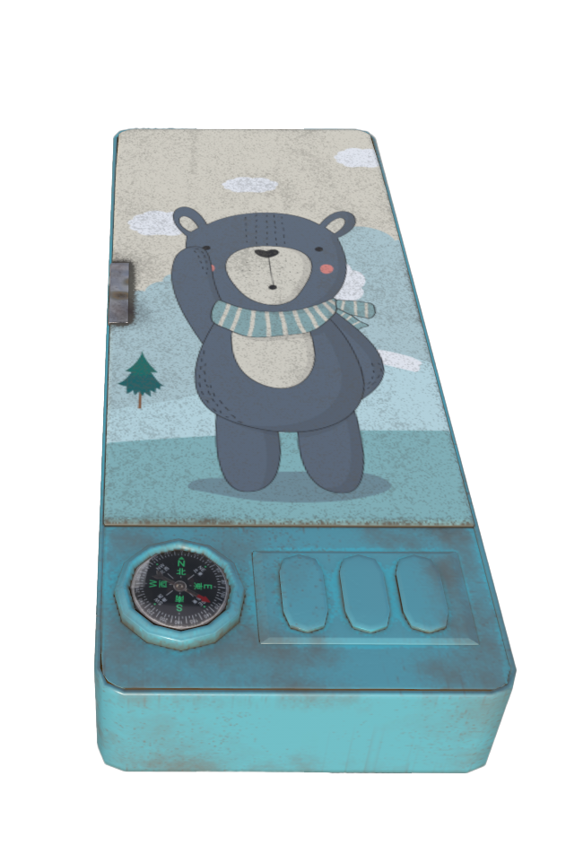 Pencil case prop model